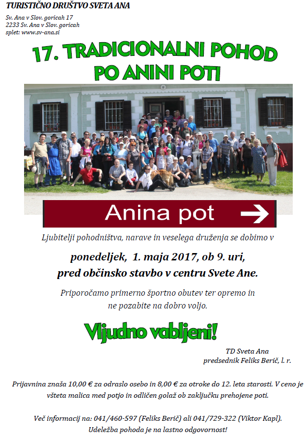 Vabilo - pohod